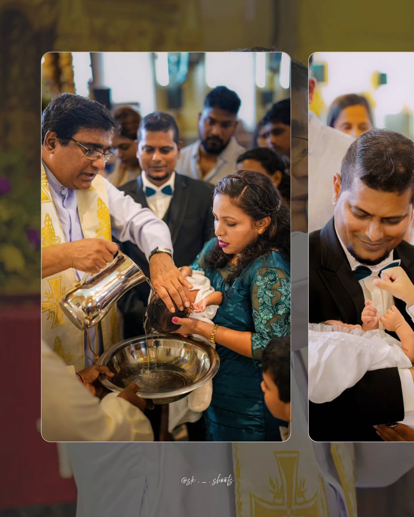 Baptism ceremony photography by Savio Visuals